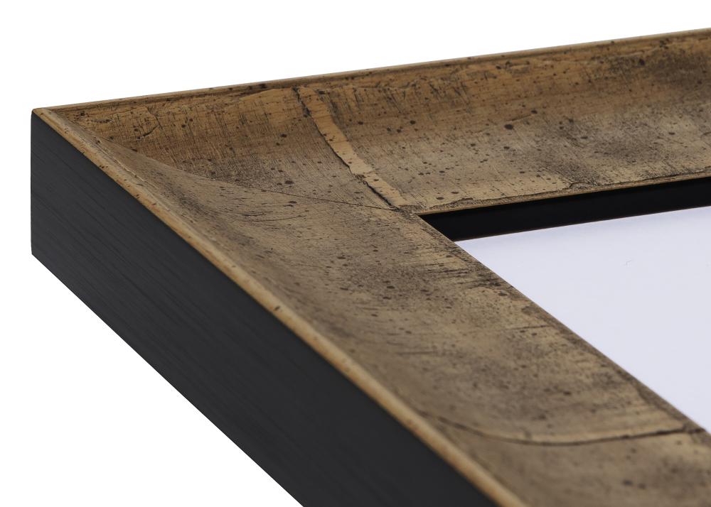 Specchio Ribe Beige Impiallacciatura di radica - Misure personalizzate