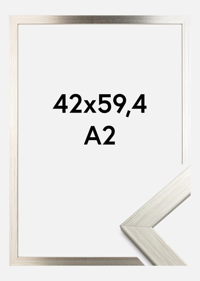 Cornice Silver Wood 42x59,4 cm (A2)