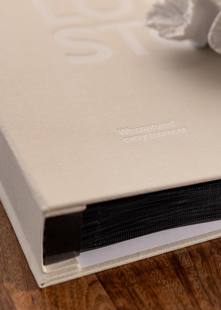 KAILA Album Fotografico OUR LOVE STORY Crema - 600 foto in 10x15 cm