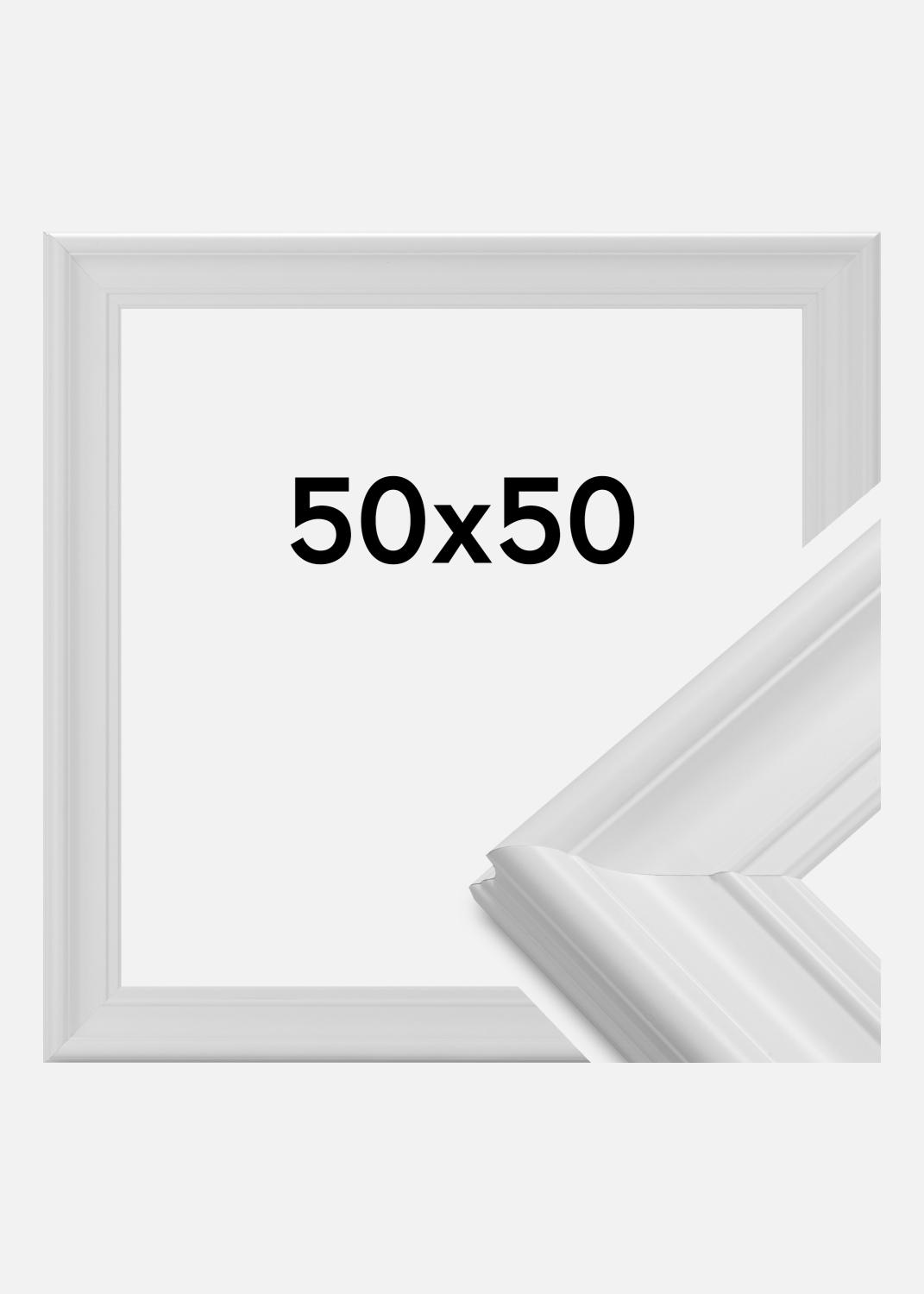 Product Image for Cornice Mora Premium Vetro acrilico Bianco 50x50 cm