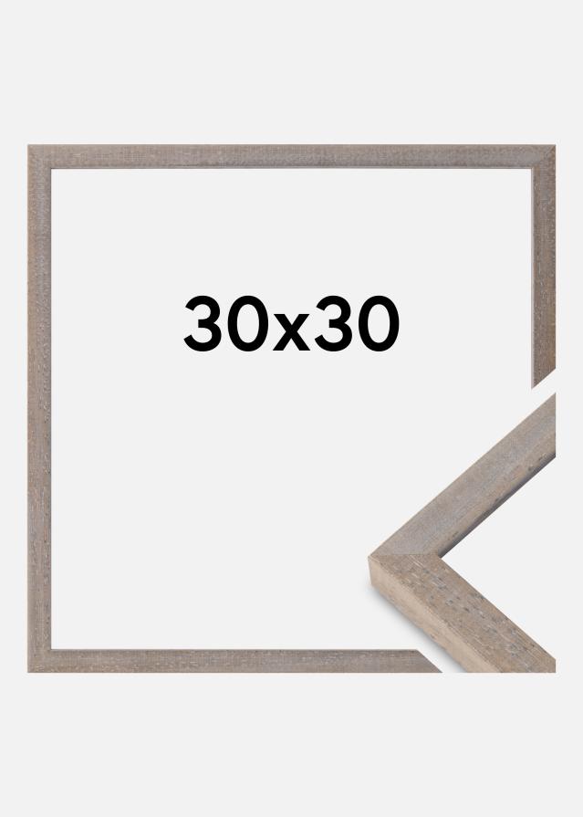 Cornice Ares Vetro Acrilico Grigio 30x30 cm