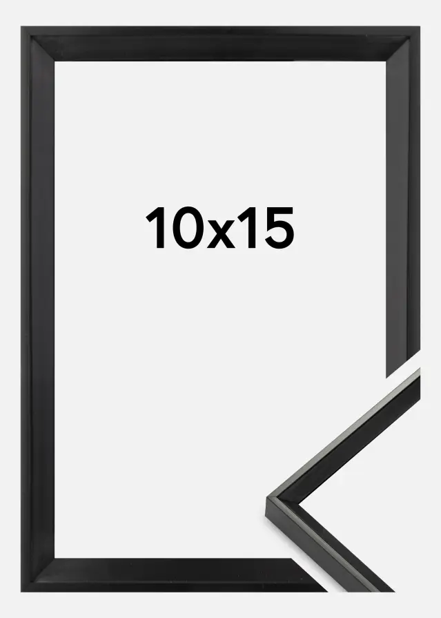 Cornice Desire Vetro acrilico Nero 10x15 cm