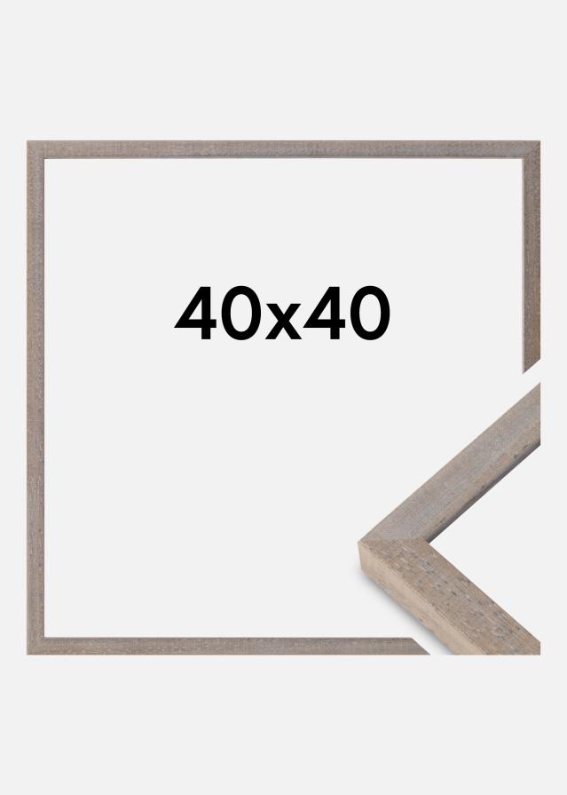 Cornice Ares Vetro Acrilico Grigio 40x40 cm