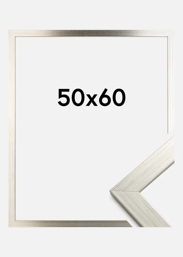 Cornice Silver Wood 50x60 cm