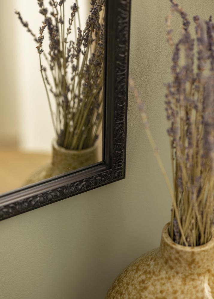 Specchio Nostalgia Nero 45x125 cm