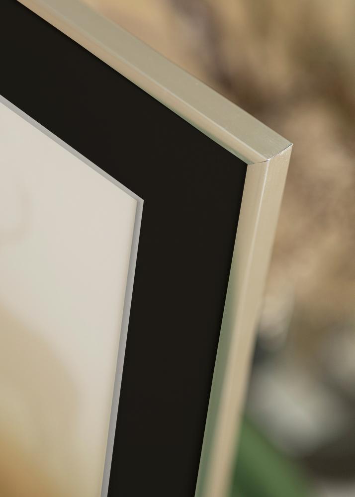 Cornice New Lifestyle Argento 30x40 cm - Passe-partout Nero 18x27 cm