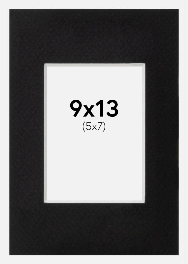 Passe-partout Canson Nero (Bordo interno bianco) 9x13 cm (5x7)