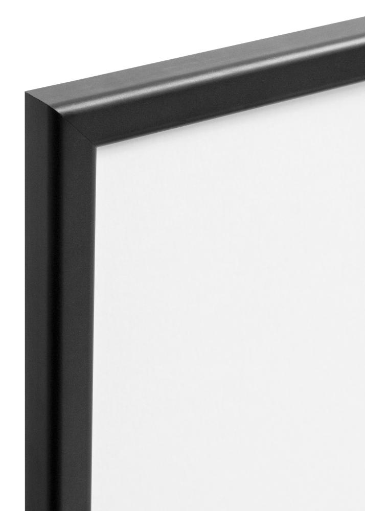Cornice Slim Opaco Vetro antiriflesso Nero 13x13 cm