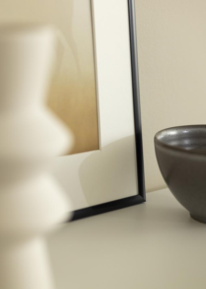 Cornice New Lifestyle Vetro acrilico Nero opaco 60x90 cm