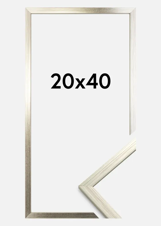 Cornice Edsbyn Argento 20x40 cm