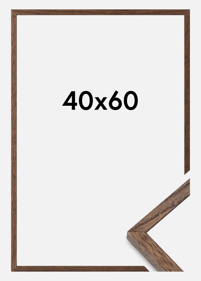 Massive Oak Vetro acrilico Dark Painted 40x60 cm