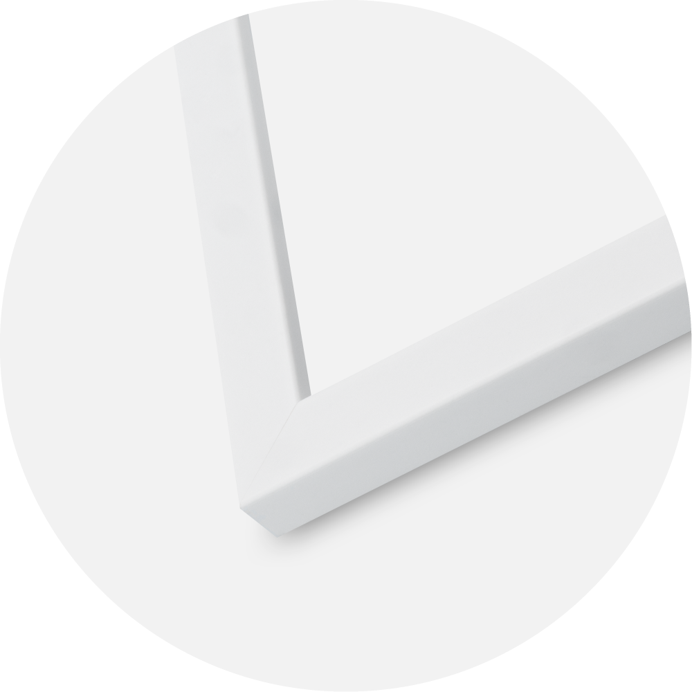 Cornice Oban Vetro acrilico Bianco 40x50 cm