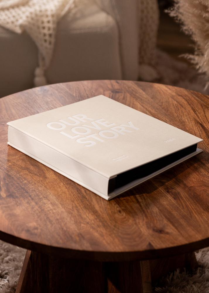 KAILA Album Fotografico OUR LOVE STORY Crema - 600 foto in 10x15 cm