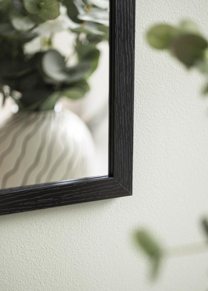 Specchio Overdoor Nero 34x126 cm