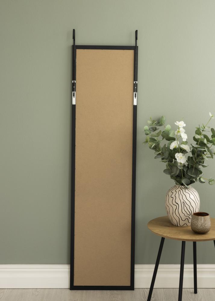Specchio Overdoor Nero 34x126 cm