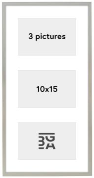 Edsbyn Cornici multiple XV Argento - 3 Immagini (10x15 cm)
