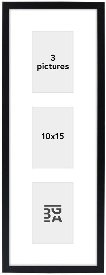 Edsbyn Cornici multiple I Nero - 3 Immagini (10x15 cm)