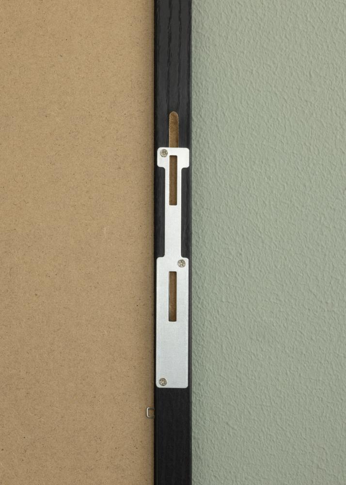 Specchio Overdoor Nero 34x126 cm