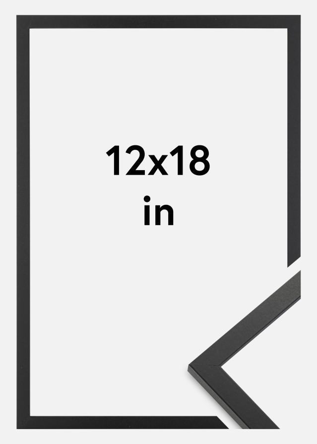 Cornice Trendy Vetro Acrilico Nero 12x18 inches (30,48x45,72 cm)