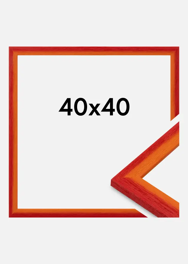 Cornice Cornwall Vetro acrilico Rosso 40x40 cm