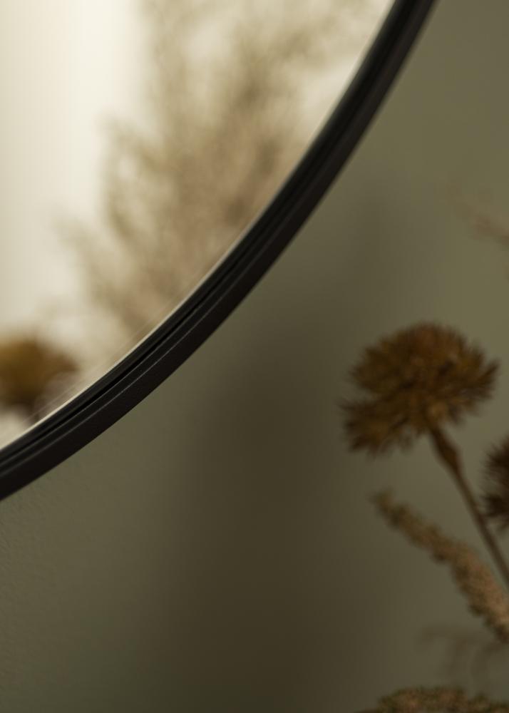 KAILA Rotondo Specchio Edge Black 50 cm Ø