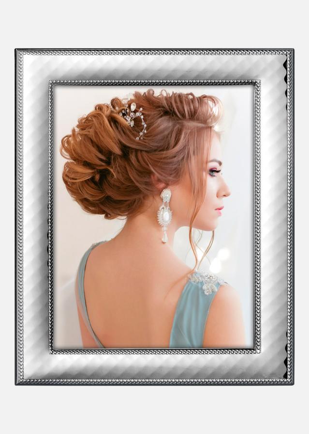 Cornice Assisi Argento 15x20 cm