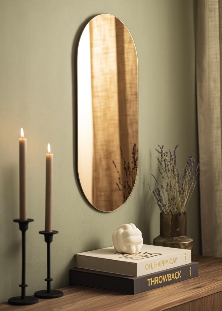 KAILA Specchio Ovale Rose Gold 35x70 cm