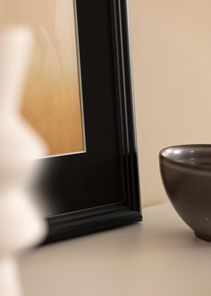 Cornice Siljan Nero 60x60 cm - Passe-partout Nero 50x50 cm