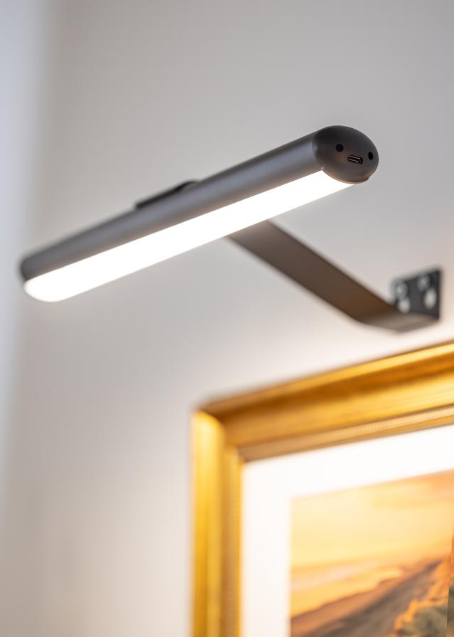 KAILA Lux Illuminazione per Quadri a Batteria 33 cm - Nero