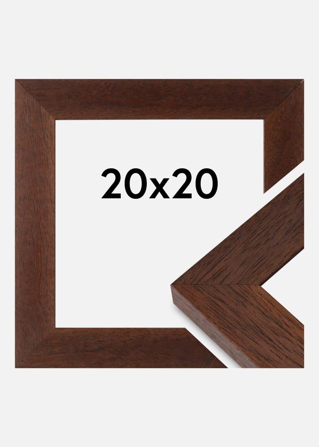 Cornice Juno Vetro Acrilico Teak 20x20 cm