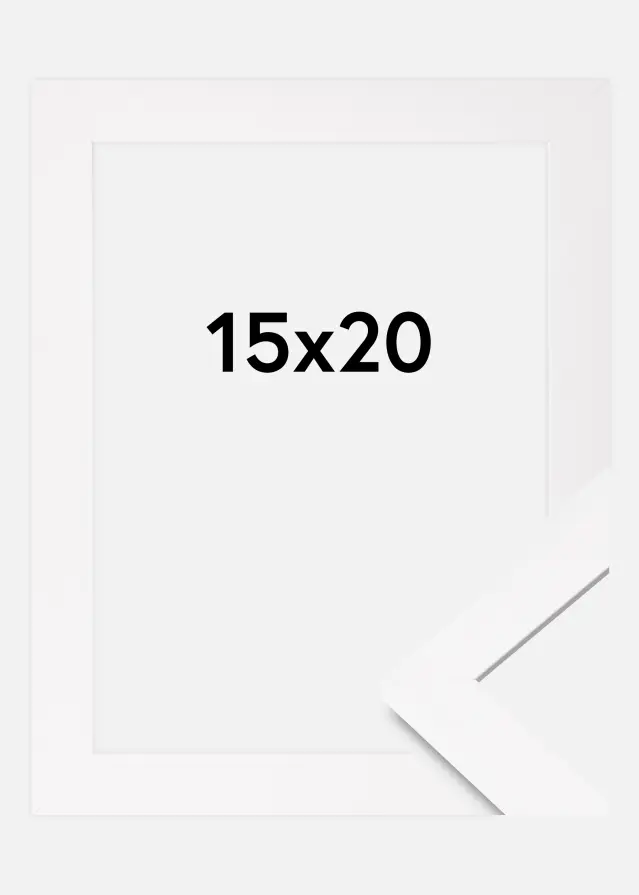 Cornice BGA Classic Vetro acrilico Bianco 15x20 cm