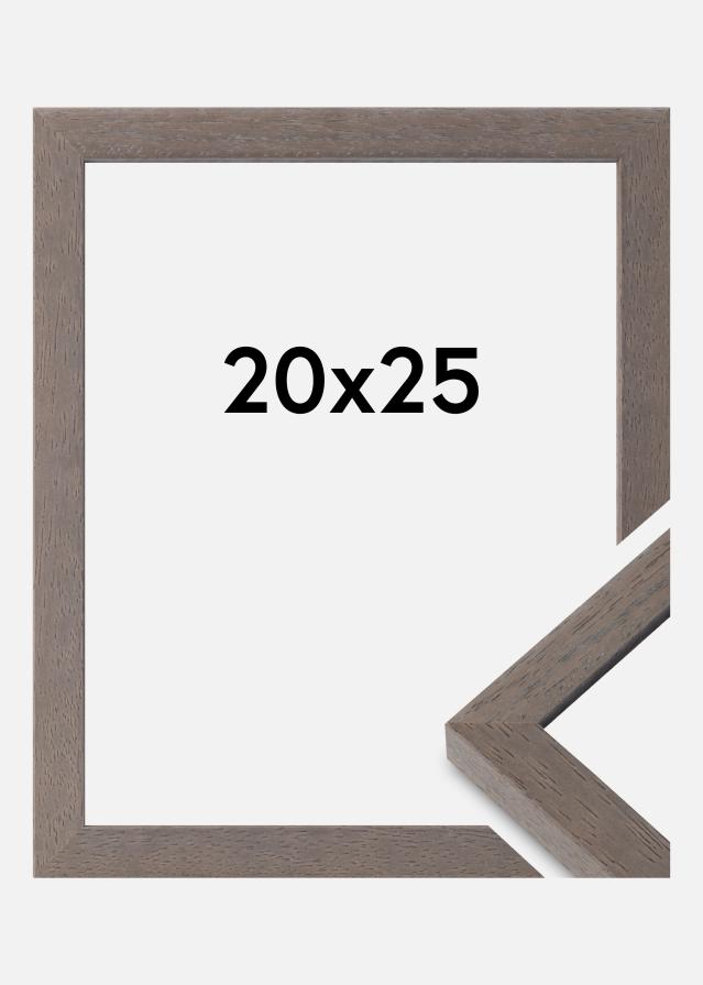 Cornice Hermes Vetro Acrilico Grigio 20x25 cm