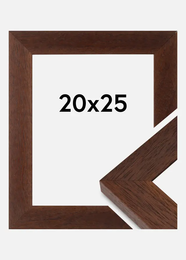 Cornice Juno Vetro Acrilico Teak 20x25 cm
