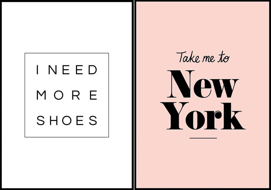 Poster con citazioni - poster testuali