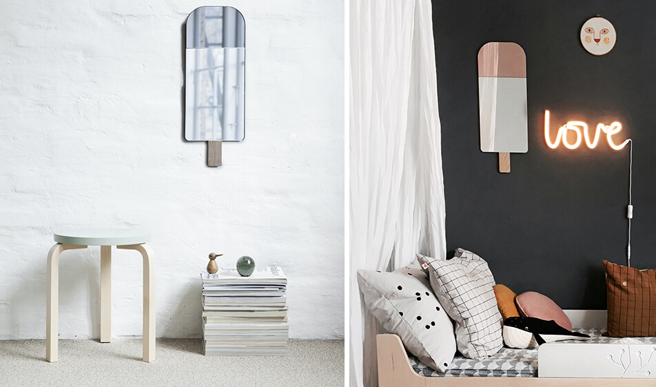 Ice Cream Mirror - specchio a forma di gelato