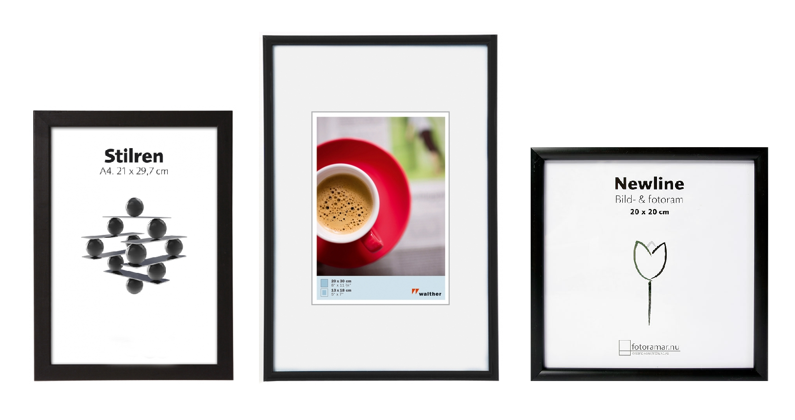 Quadri posizionati sulla linea di base